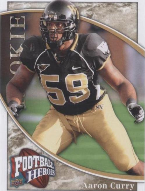 2009 Upper Deck Football Heroes Aaron Curry #186
