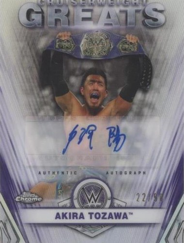 2021 Topps Chrome WWE - Akira Tozawa #CG-1