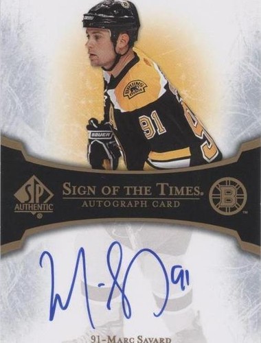2007-08 SP Authentic - Marc Savard #ST-MS
