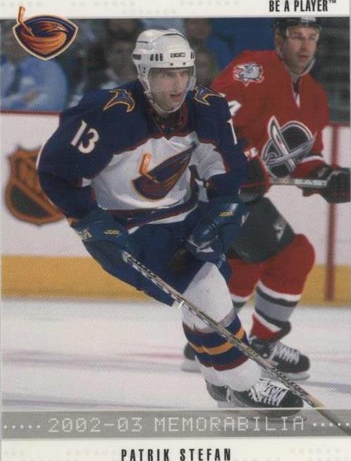2002-03 In the Game Be A Player Memorabilia - Patrik Stefan #143