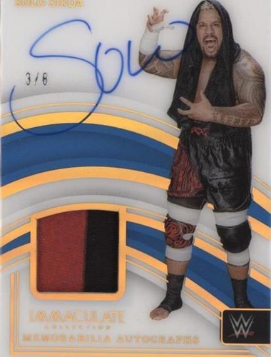 2023 Panini Immaculate Collection WWE - Solo Sikoa #MA-SSK