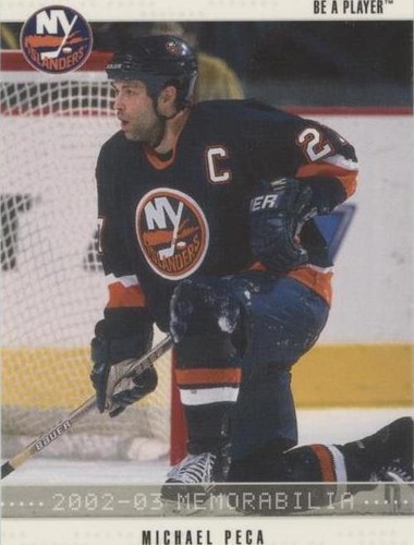 2002-03 In the Game Be A Player Memorabilia - Michael Peca #153