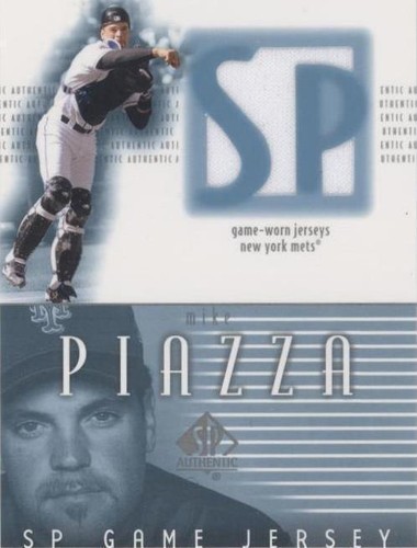 2002 SP Authentic - Mike Piazza #J-MP