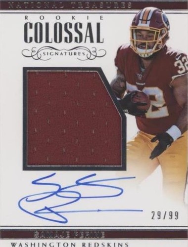 2017 Panini National Treasures Samaje Perine #RCS-SP