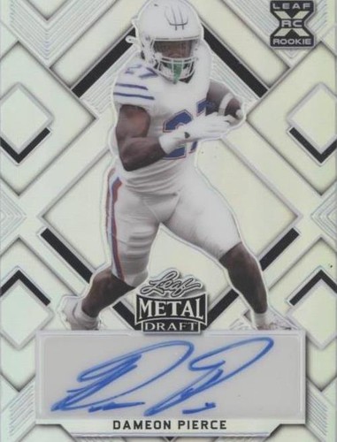 2022 Leaf Metal Draft Dameon Pierce #BA-DP2