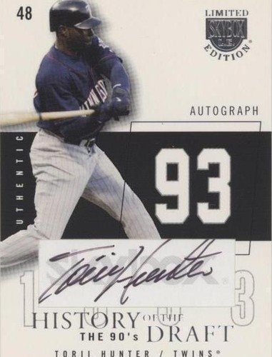 2004 Skybox Limited Edition - Torii Hunter #HDA-TH
