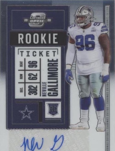 2020 Panini Contenders Optic Neville Gallimore #168