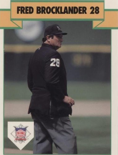 1990 T&M Umpires - Fred Brocklander #34