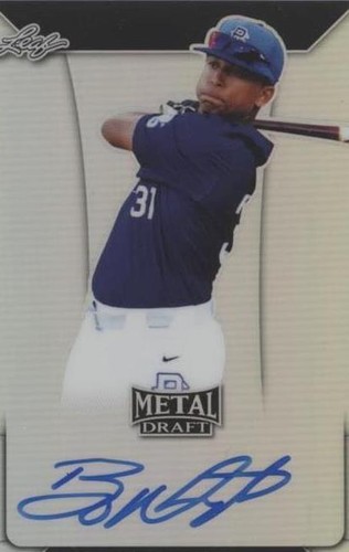 2018 Leaf Metal Draft - Bo Naylor #BA-NN1