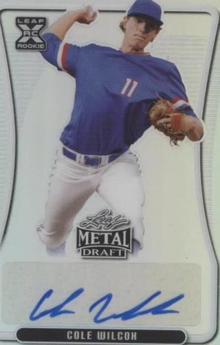 2020 Leaf Metal Draft - Cole Wilcox #BA-CW1