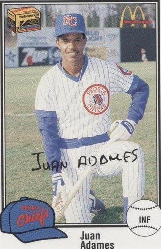 1989 Kodak Peoria Chiefs - Juan Adames #16