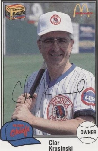 1989 Kodak Peoria Chiefs - Clarence Krusinski #33