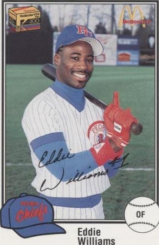 1989 Kodak Peoria Chiefs - Eddie Williams #18