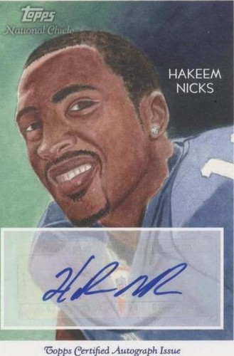2009 Topps National Chicle Hakeem Nicks #NCA-HN
