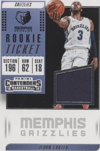 2018-19 Panini Contenders - Jevon Carter #RT-JCT
