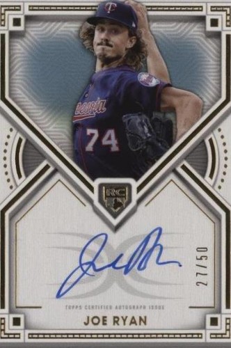 2022 Topps Definitive Collection - Joe Ryan #DRA-JRY