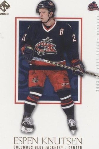 2002-03 Pacific Private Stock Reserve - Espen Knutsen #31