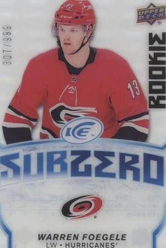 2018-19 Upper Deck Ice - Warren Foegele #SZ-47