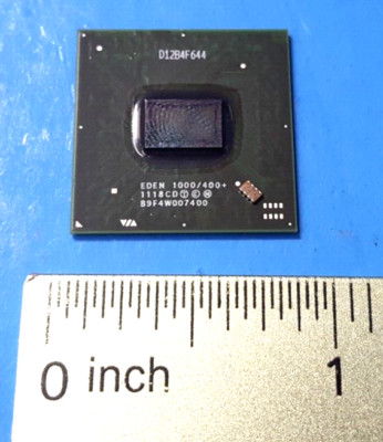 PROCESSOR,VIA EDEN ESTHER CORE 1000/400+, NANO BGA2 21X21mm, 1000MHZ,READ DETAIL