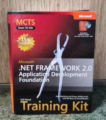 Microsoft.Net Framework 2.0 Development MCTS Exam 70-536 Kit HC CD-ROM Software