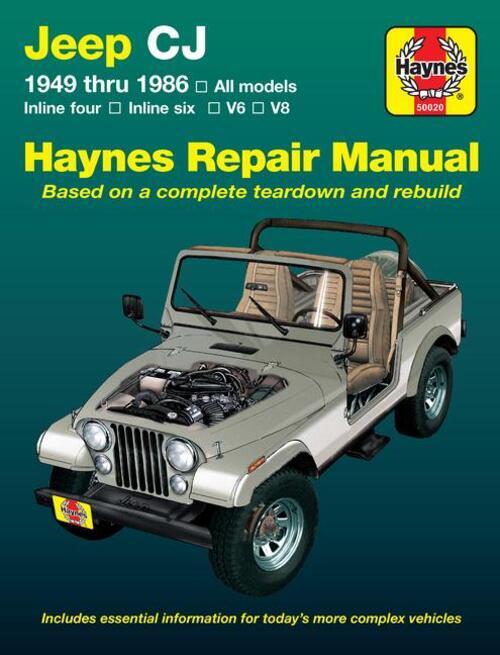 Jeep Cj, Scrambler, Renegade, Laredo & Go*Den Eagle 1949-86 J H Haynes Buch 2016