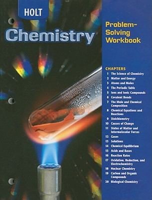 Holt Chemistry : Problem-Solving Workbook Rinehart and Winston St
