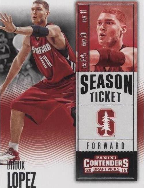 Selecciones del draft Panini Contenders 2016-17 - Brook Lopez #12