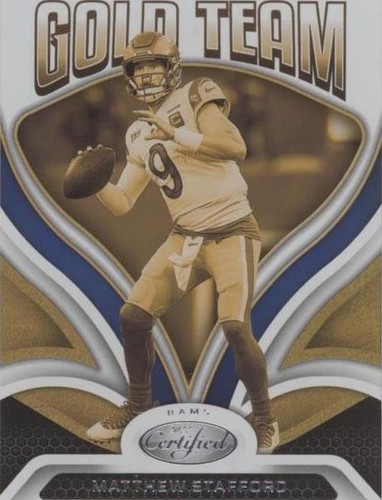 2022 Panini Certified #GT-7 Matthew Stafford Gold Team | eBay