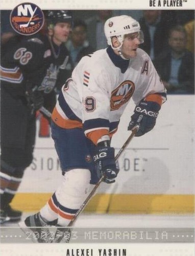 2002-03 In the Game Be A Player Memorabilia - Alexei Yashin #56