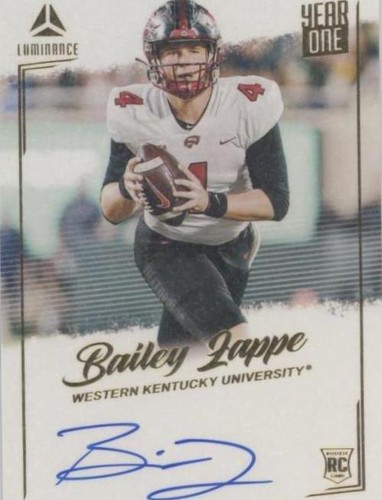 2022 Panini Luminance Bailey Zappe #YSR-BZA