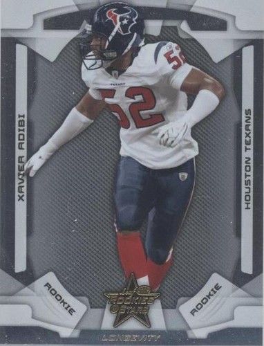 2008 Leaf Rookies & Stars Longevity Xavier Adibi #185