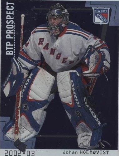 2002-03 In the Game Be A Player Between the Pipes - Johan Holmqvist #80