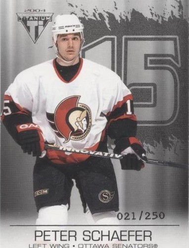2003-04 Pacific Private Stock Titanium - Peter Schäfer #72