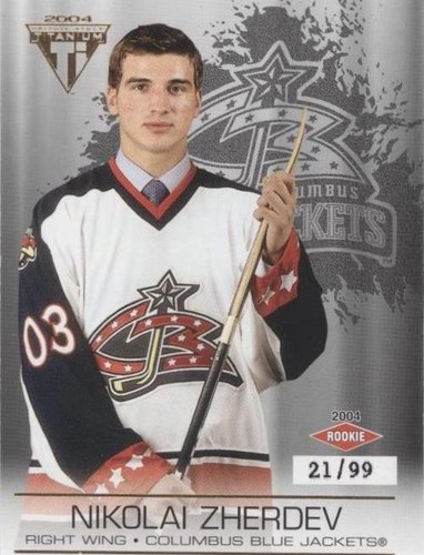 2003-04 Pacific Private Stock Titanium - Nikolai Zherdev #114