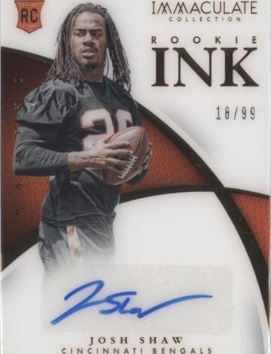 2015 Panini Immaculate Collection Josh Shaw #RI-JS