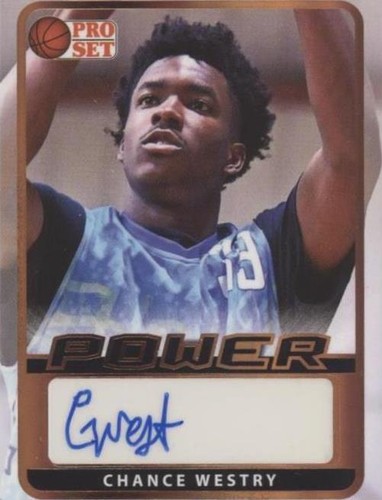 2021-22 Leaf Pro Set Power - Chance Westry #PA-CW1