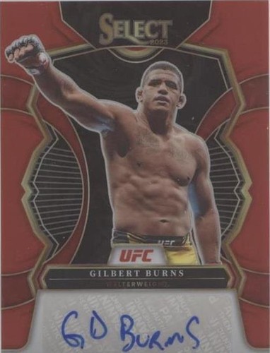 2023 Panini Select UFC - Gilbert Burns #SG-GBN