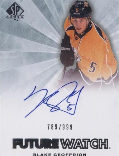 2011-12 SP Authentic - Blake Geoffrion #233