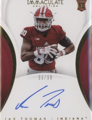 2018 Panini Immaculate Collection Collegiate Ian Thomas #153
