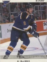 2002-03 In the Game Be A Player Memorabilia - Al MacInnis #12