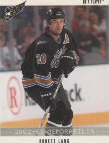 2002-03 In the Game Be A Player Memorabilia - Robert Lang #172