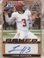 2021 Leaf Pro Set Power Layne Hatcher #BA-LH1
