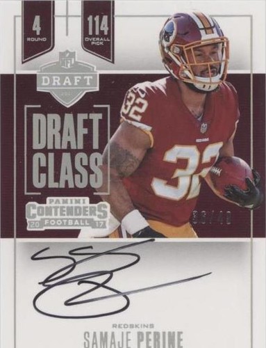 2017 Panini Contenders Samaje Perine #DC-SP