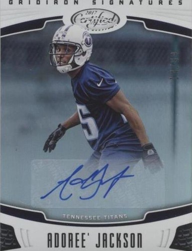 2017 Panini Certified Adoree' Jackson #GS-AJ