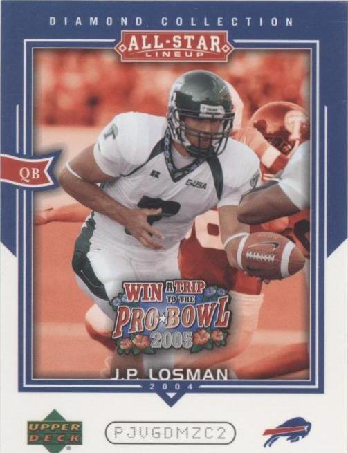 2004 Upper Deck Diamond Collection All-Star Lineup J.P. Losman #AS21