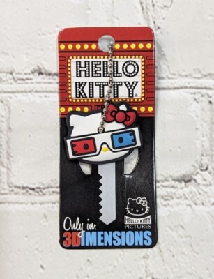 Hello Kitty Loungefly Key Cap Cover 3D GLASSES 2011 Sanrio RARE