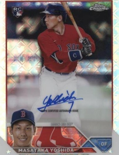 2023 Topps Chrome Logofractor Edition - Masataka Yoshida #RCA-MY