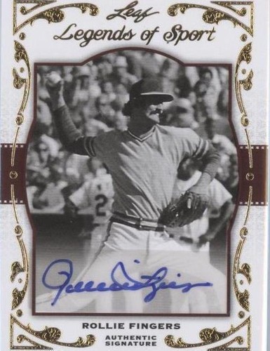 2011 Leaf Legends of Sport - Rollie Fingers #BA-73