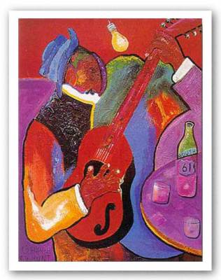 Spirit of the Delta Blues by George Hunt Signed and Numbered Limited Edition Art