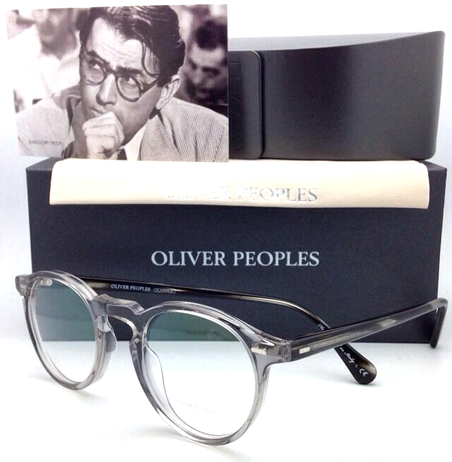ヴィジョネア VISIONAIRE 51号 HARMONY シルバー New OLIVER PEOPLES Eyeglasses GREGORY PECK OV 5186 1484 47-23
